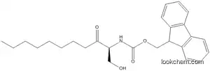 Molecular Structure of 920277-11-8 (Carbamic acid, N-[(1S)-1-(hydroxymethyl)-2-oxodecyl]-,9H-fluoren-9-ylmethyl ester)